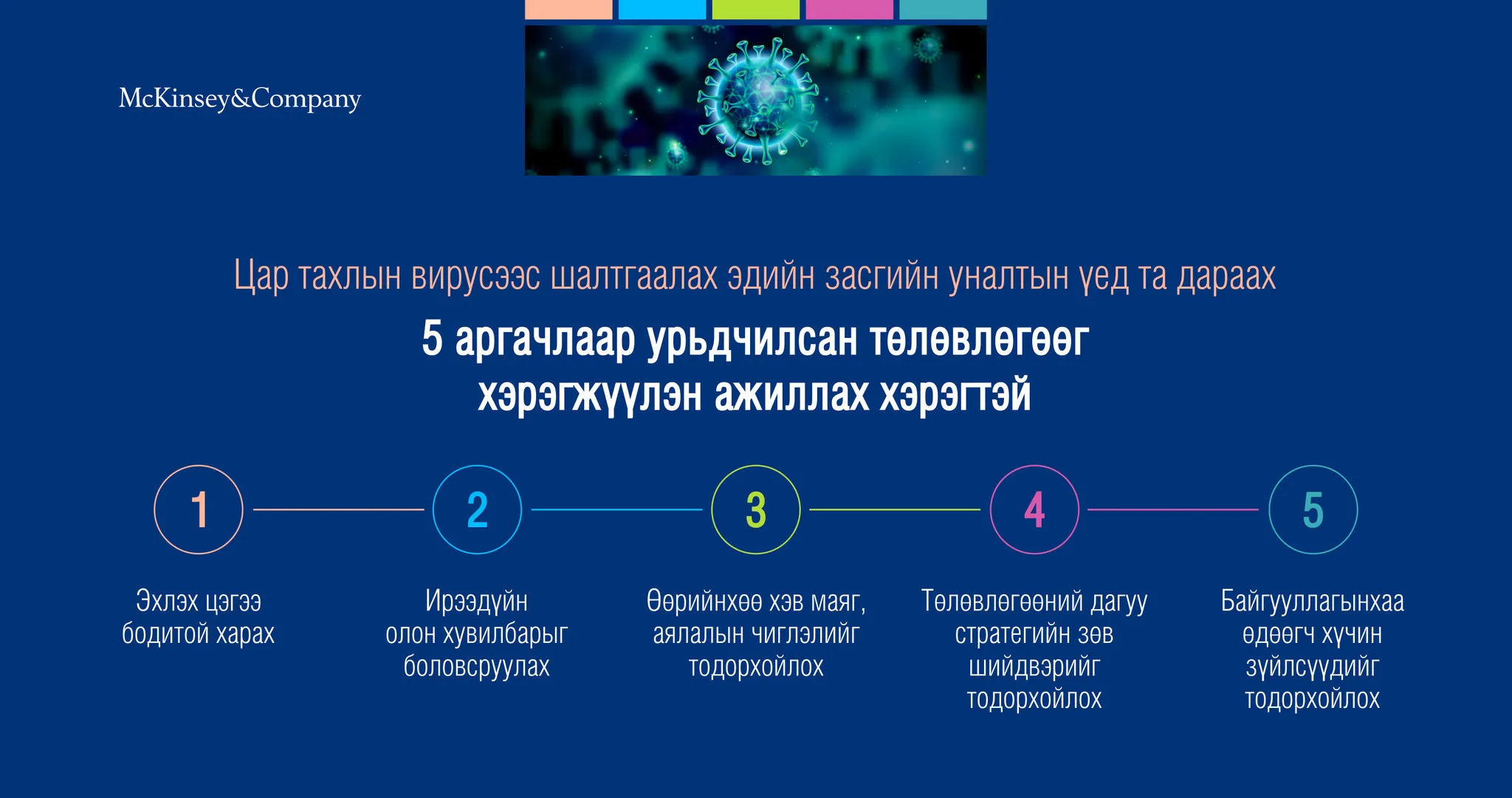 Цар тахлын вирусээс шалтгаалах эдийн засгийн уналтын үед урьдчилан сэргийлэх 5 төлөвлөгөө