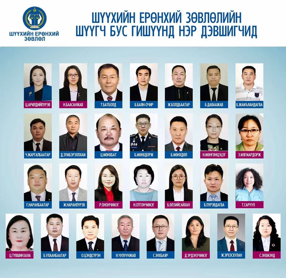 ТАНИЛЦ: ШЕЗ-ийн шүүгч бус гишүүнд нэр дэвшигчид