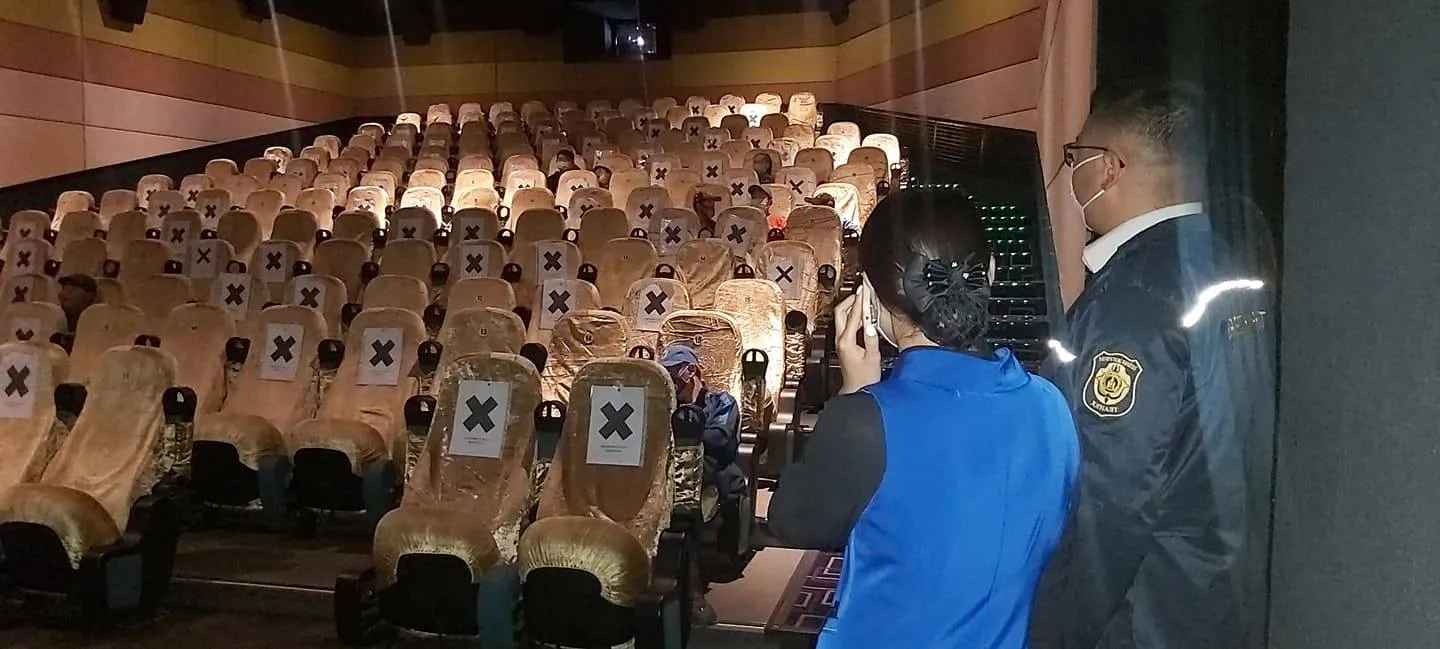 Өргөө-1 кино театрт ковид-19 халдвараас урьдчилсан сэргийлэх хяналт шалгалт хийжээ
