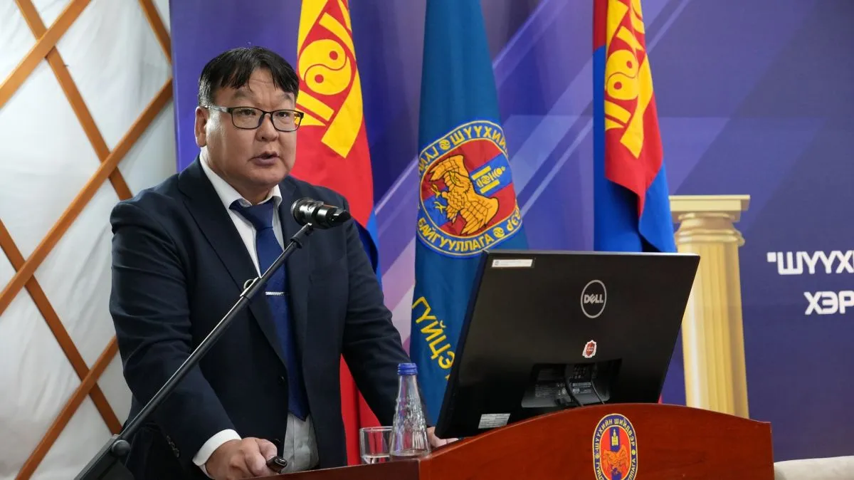 “Шүүхийн шийдвэр гүйцэтгэх тухай хууль шинэчлэн батлагдсанаар хэрэгжүүлэхэд анхаарах зарим асуудал, шийдвэрлэх арга зам” сэдэвт эрдэм шинжилгээний хурал зохион байгууллаа