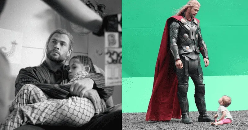 “Thor love and Thunder” киноны гол дүр “Chris Hemsworth” төрсөн охины хамт дүр бүтээжээ