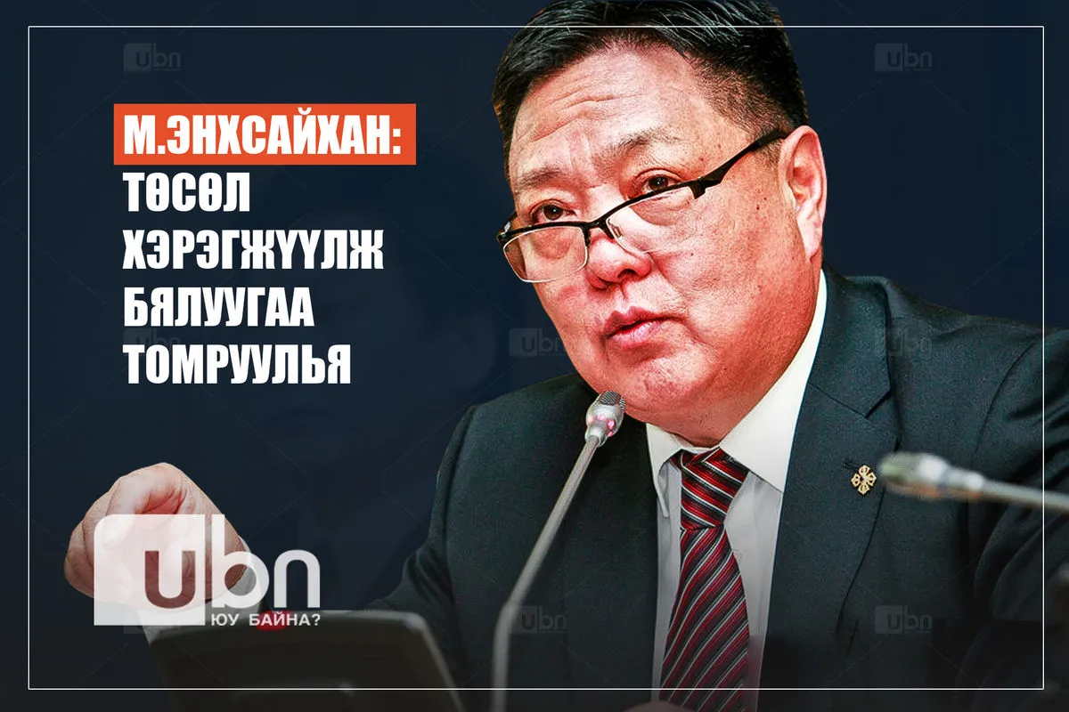 М.Энхсайхан: Төсөл хэрэгжүүлж БЯЛУУГАА томруулья