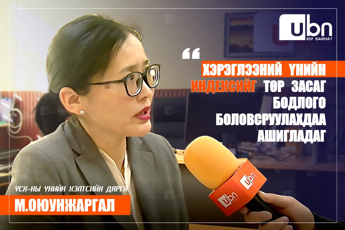 М.Оюунжаргал: Хэрэглээний үнийн индексийг төр засаг бодлого боловсруулахдаа ашигладаг