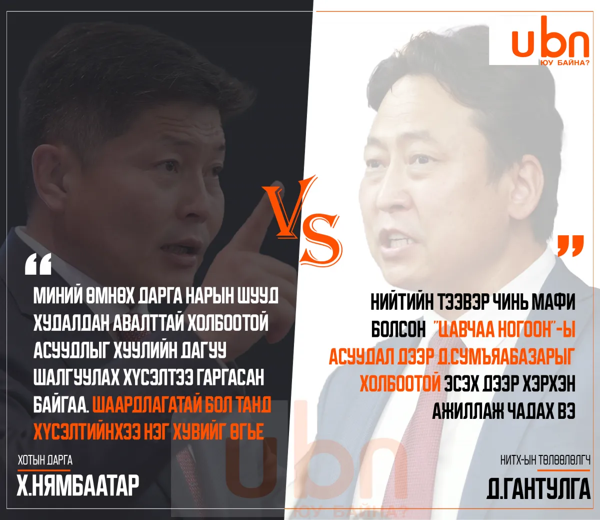 ДУЭЛЬ: Д.Гантулга VS Х.Нямбаатар