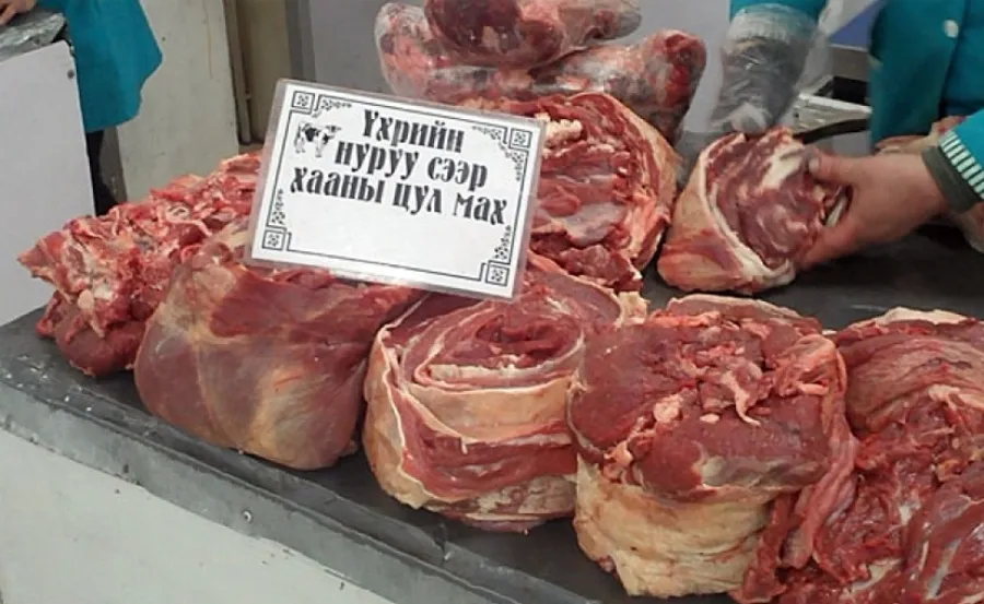 Үхрийн мах 7500-10000 төгрөгийн үнэтэй байна