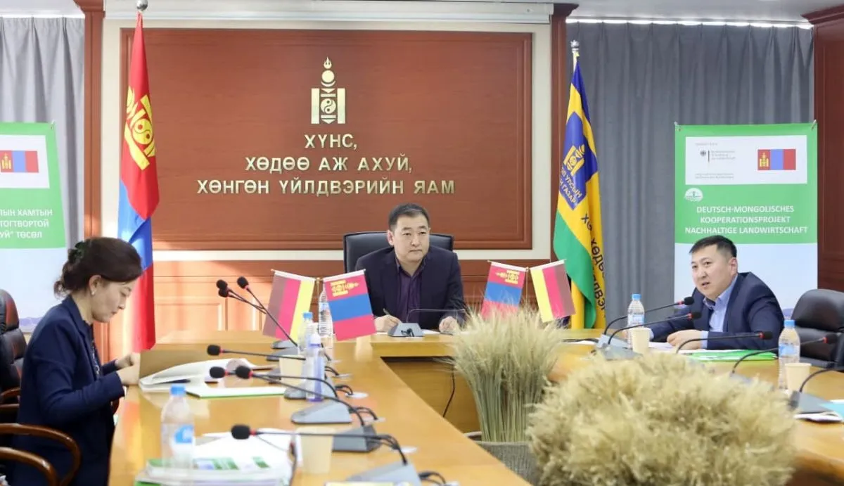 “Тогтвортой хөдөө аж ахуй” төслийн удирдах хорооны хурал боллоо
