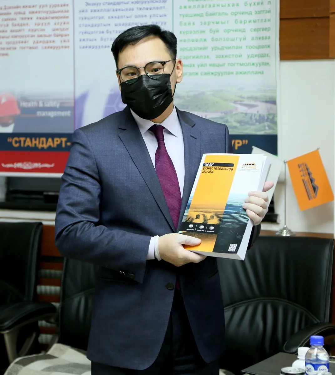 “ЭРДЭНЭС-ТАВАНТОЛГОЙ” ХК 2021-2025 онд хэрэгжүүлэх “а6-20” бизнес төлөвлөгөөг туз-д хүргүүллээ