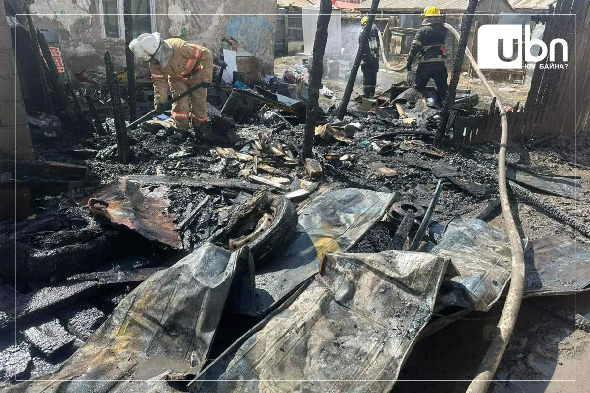 Гал түймэр гарч, дэлбэрч болзошүй газын баллонуудыг аюулгүй болгожээ