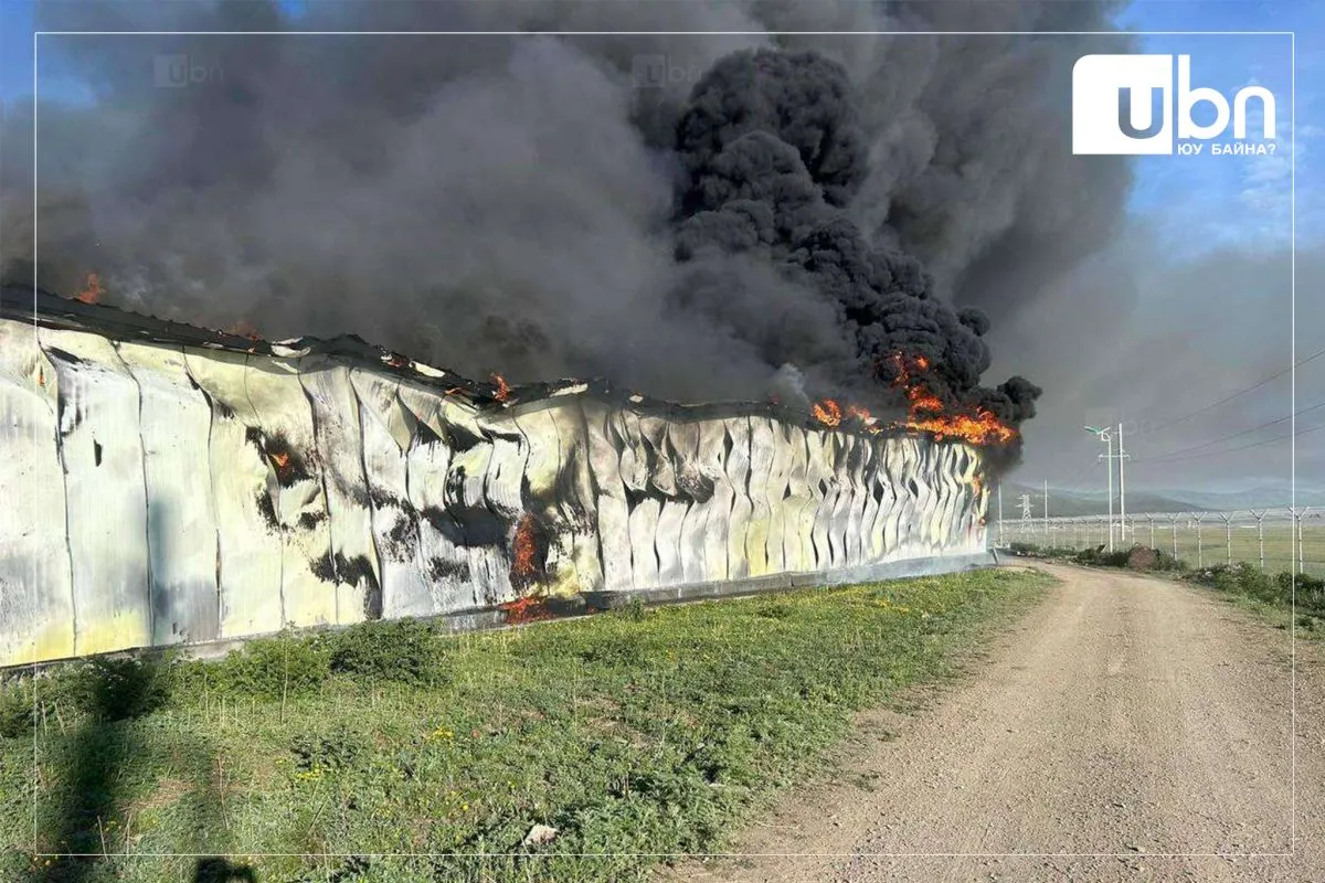 ОБЕГ: Шувууны аж ахуйн байшинд гарсан түймэрт хүн өртөж бэртээгүй