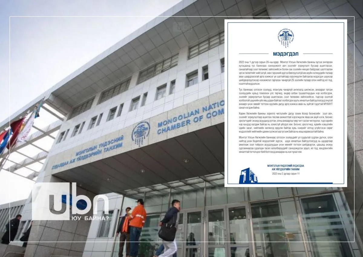 МҮХАҮТ: Хөгжлийн банкнаас олгосон зээлийн асуудалд хуулийн дагуу арга хэмжээ авах нь зүйтэй