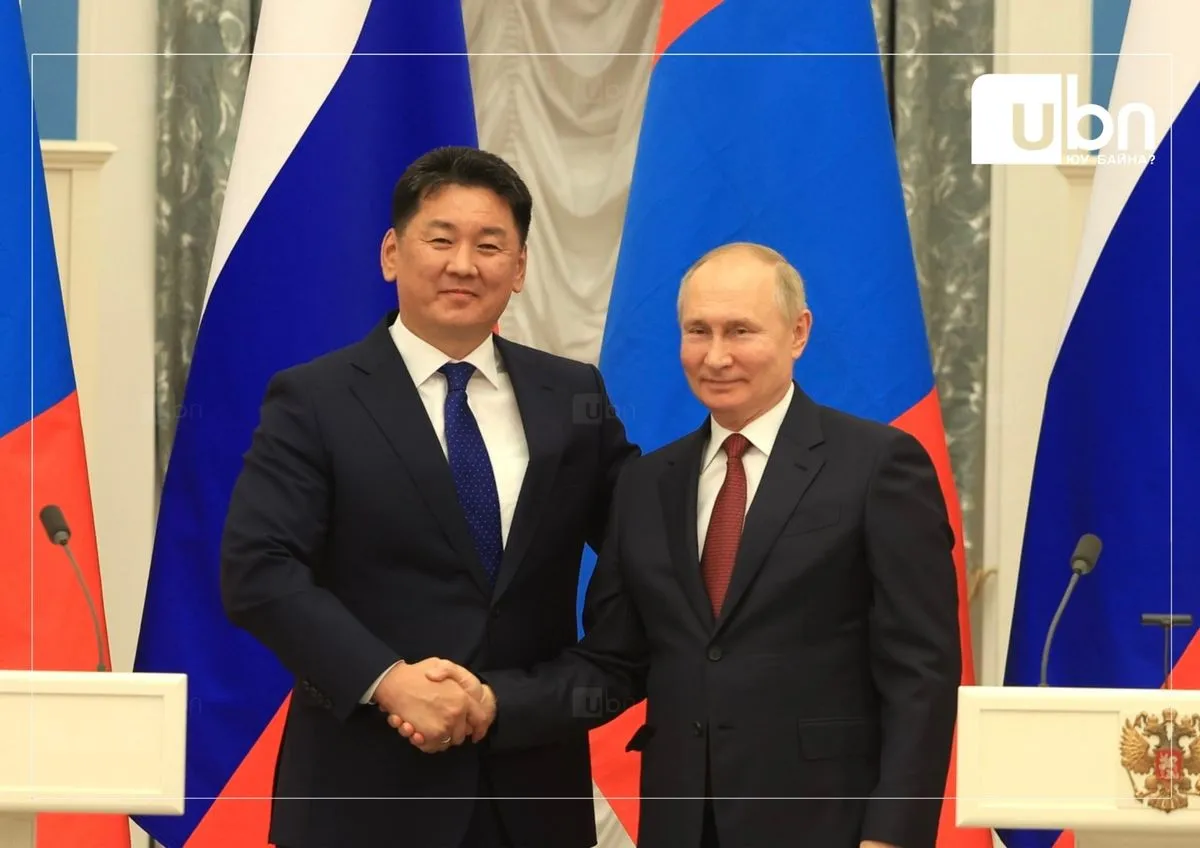 У.Хүрэлсүх, В.В.Путин нар ХАМТАРСАН ТУНХАГЛАЛ гаргав