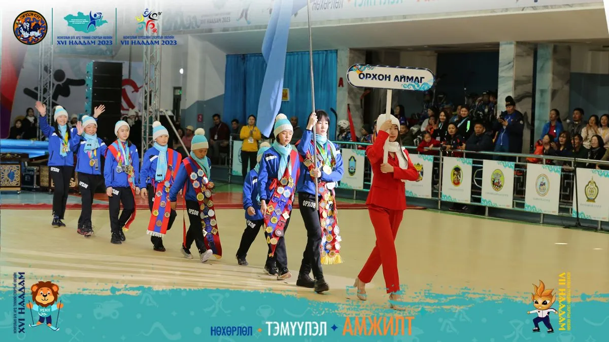 Өвлийн спортын хоёр наадмын бамбар Орхон аймагт аслаа