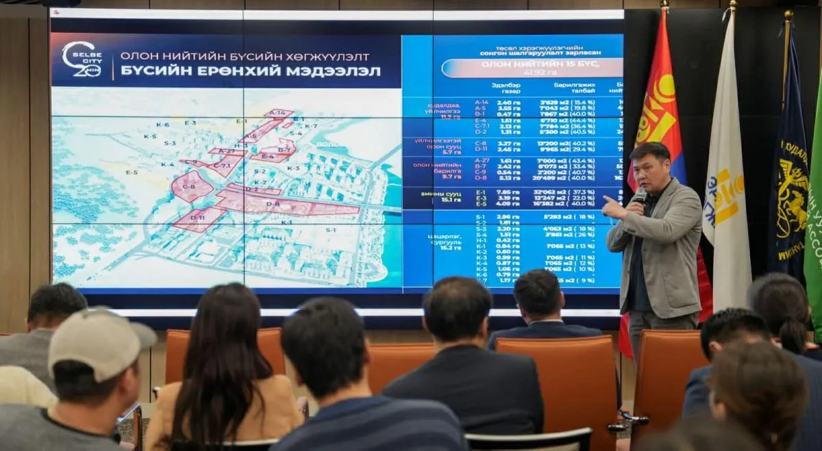 Хөрөнгө оруулагчдад “Сэлбэ 20 минутын хот” төслийн нээлттэй боломжуудыг танилцууллаа
