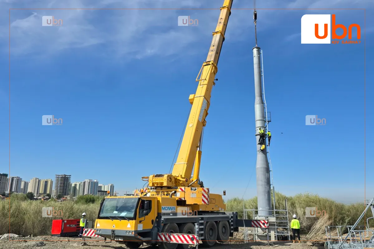 Дүүжин замын тээврийн тулгуур баганыг суурилуулж эхэллээ
