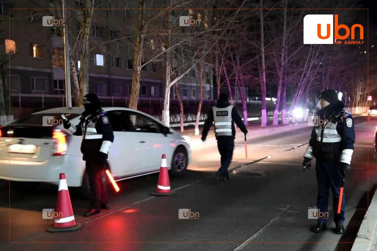 ТЦА: 3 хоногт 328 согтуу жолоочийг саатуулжээ