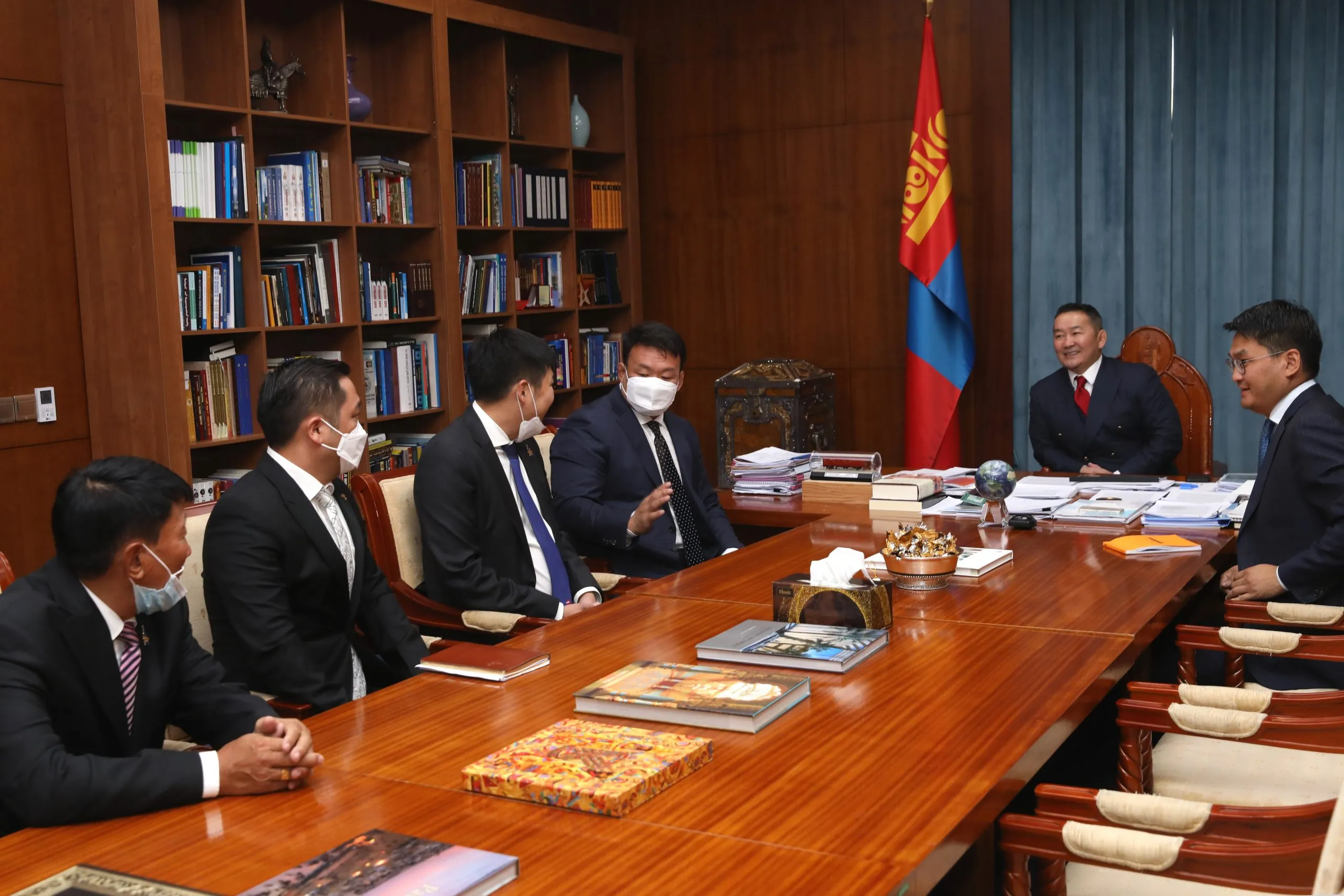 Ерөнхийлөгч Х.Баттулга МҮОХ-ны удирдлагыг хүлээн авч уулзав