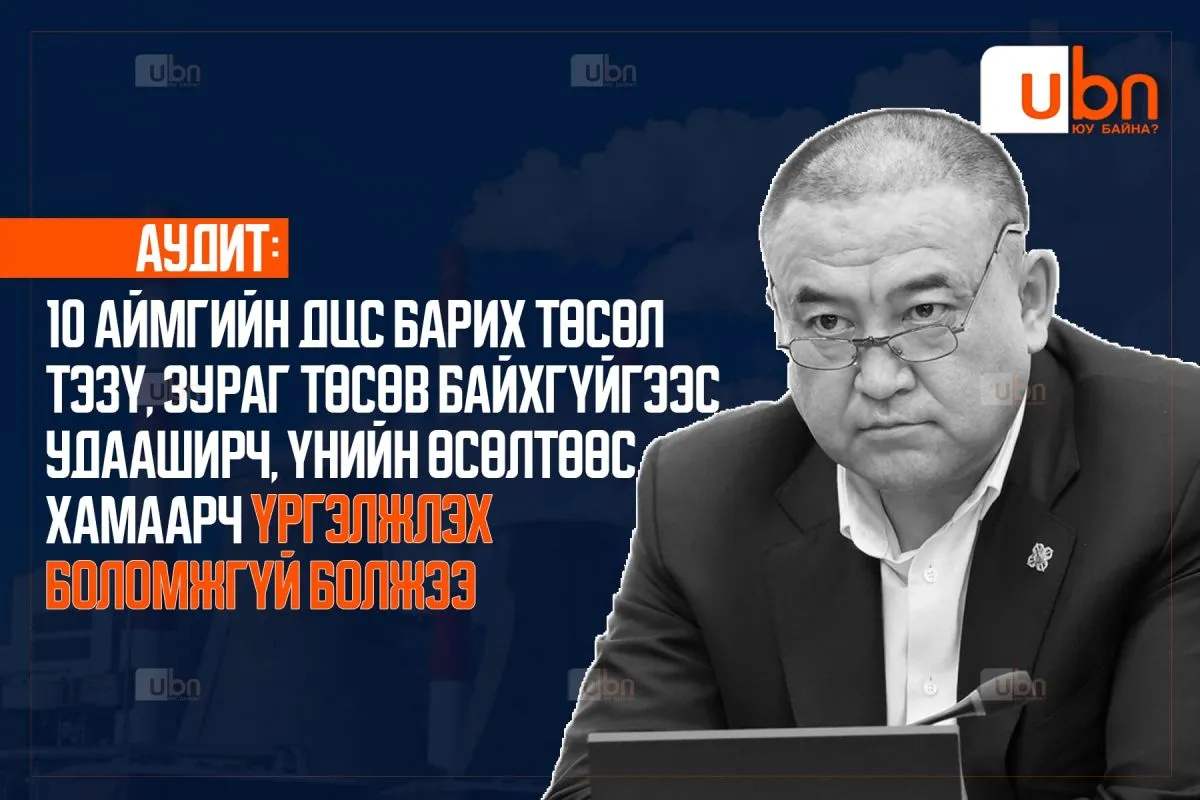 АУДИТ: 10 аймгийн ДЦС барих төсөл ТЭЗҮ, зураг төсөв байхгүйгээс удааширч, үнийн өсөлтөөс хамаарч үргэлжлэх боломжгүй болжээ