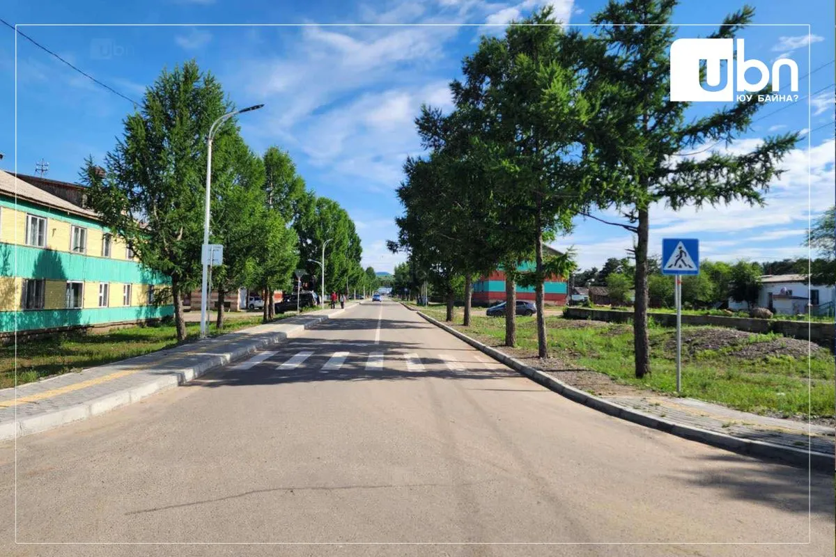 Хялганат-Хангал чиглэлийн 10 км хатуу хучилттай авто зам ашиглалтад орлоо