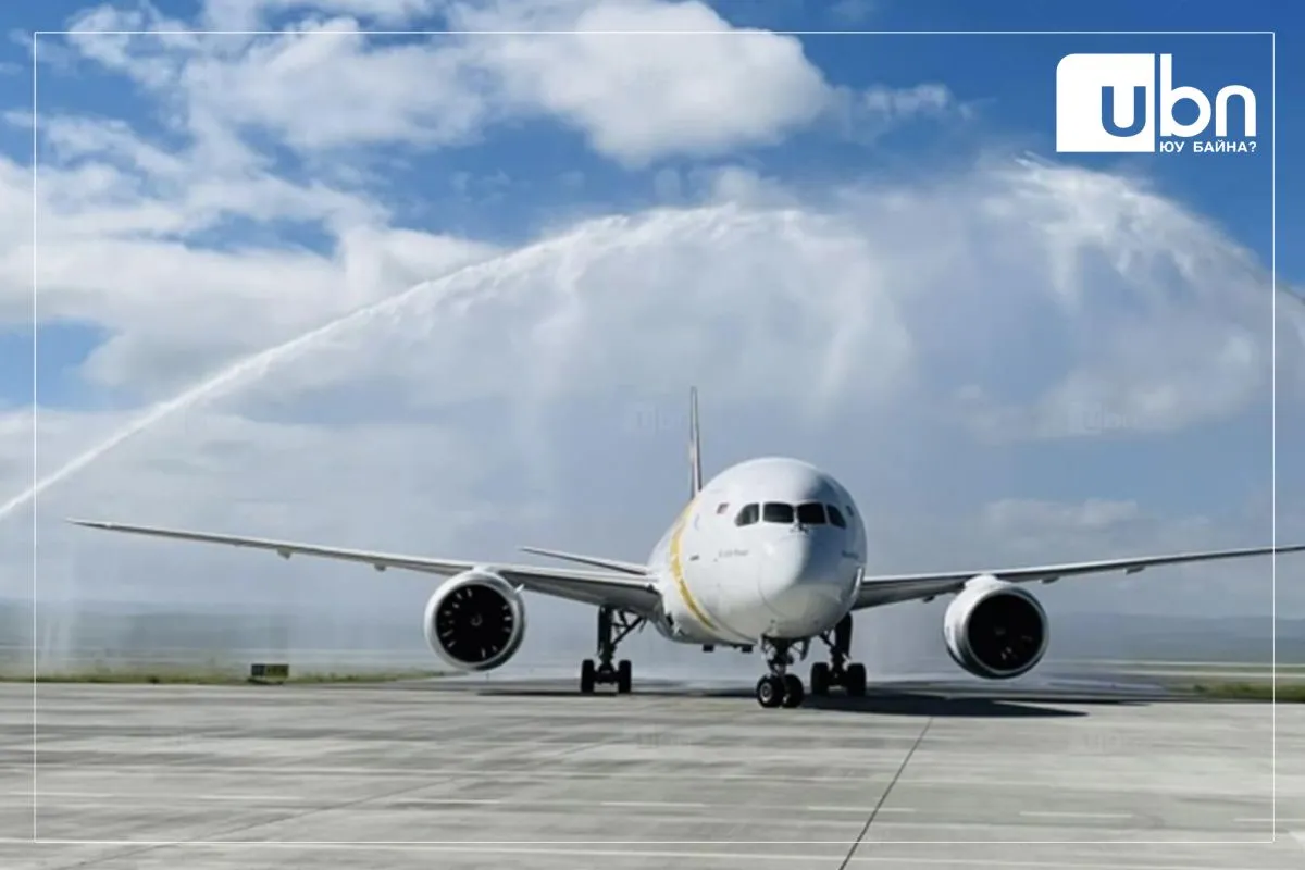 АНУ руу шууд нислэг үйлдэхээр BOEING 787-9 загварын онгоц авчээ