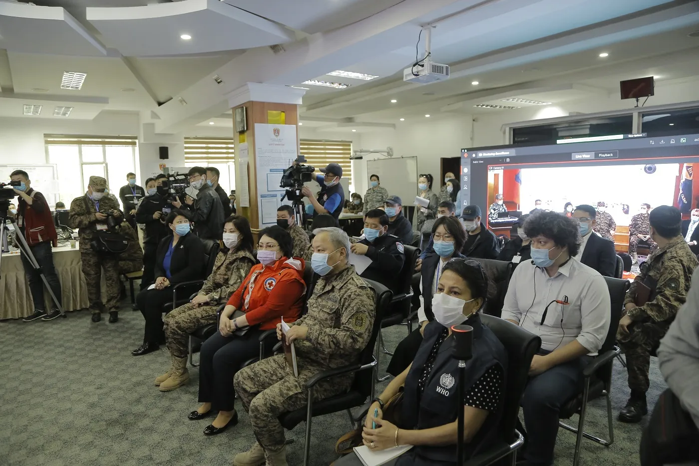 Гамшгаас хамгаалах дадлага сургуулийн нээлтийн ажиллагаа боллоо
