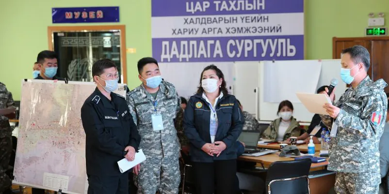 Улсын хэмжээнд анх удаа цахимаар зохион байгуулсан дадлага сургуулилт болов