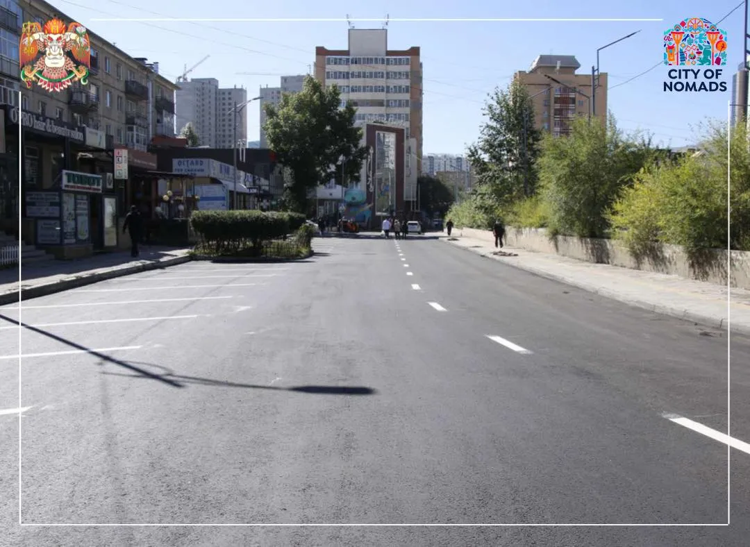 Циркийн хойд уулзвараас Нарны зам хүртэлх замыг засаж дууслаа