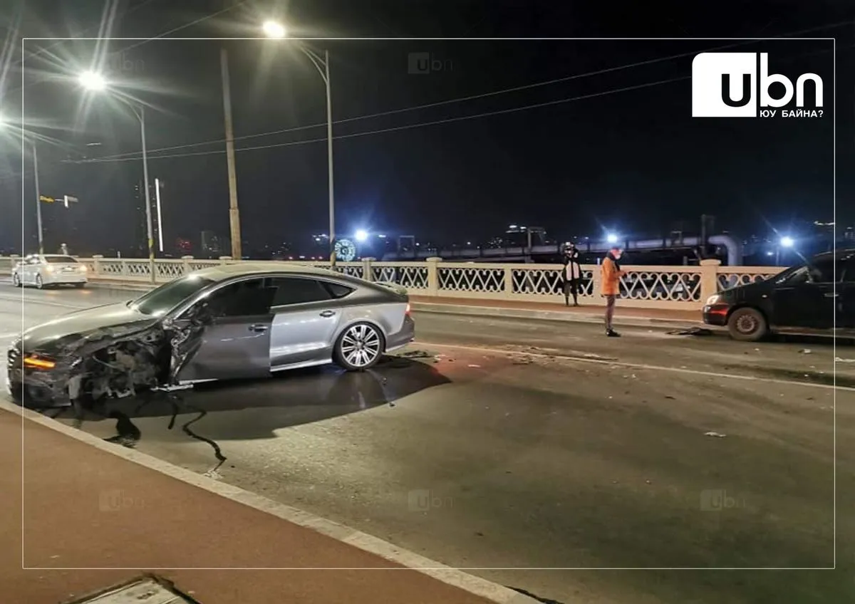 ТЦА: Энхтайваны гүүрэн дээр гарсан ослын улмаас нэг хүн гэмтжээ