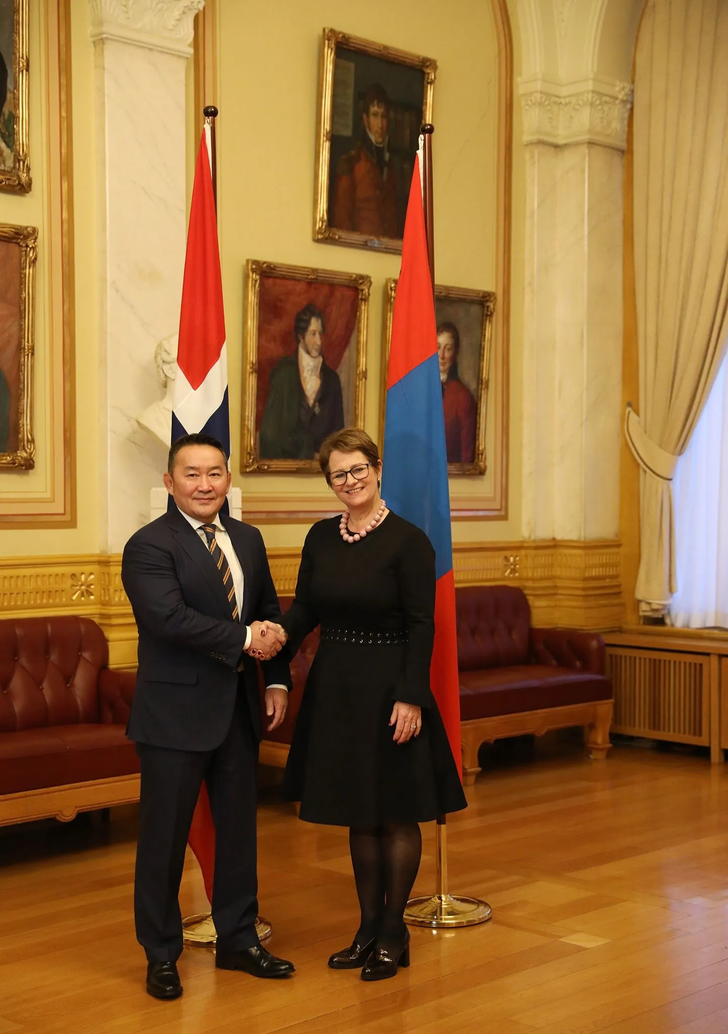 Ерөнхийлөгч Х.Баттулга Норвегийн парламентын ерөнхийлөгчтэй уулзав