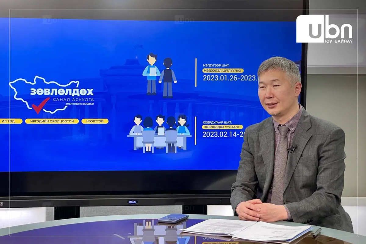 Ш.Ариунболд: Зөвлөлдөх санал асуулгад нийгмийн бүх бүлгийн төлөөлөл оролцож байна
