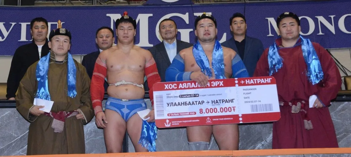 256 бөхийн “Азтай залуус 12-р сар“ барилдааны түрүү бөх Вьетнам руу хосоороо аялах эрхээр шагнуулав