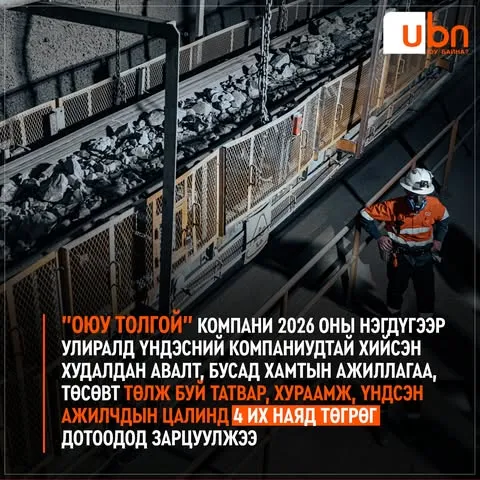 “Оюу толгой“ компанийн 2026 оны нэгдүгээр улирлын тайлан