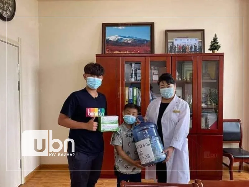 Токиогийн олимп үзэхээр цуглуулсан мөнгөө эмнэлэгт хандивлажээ
