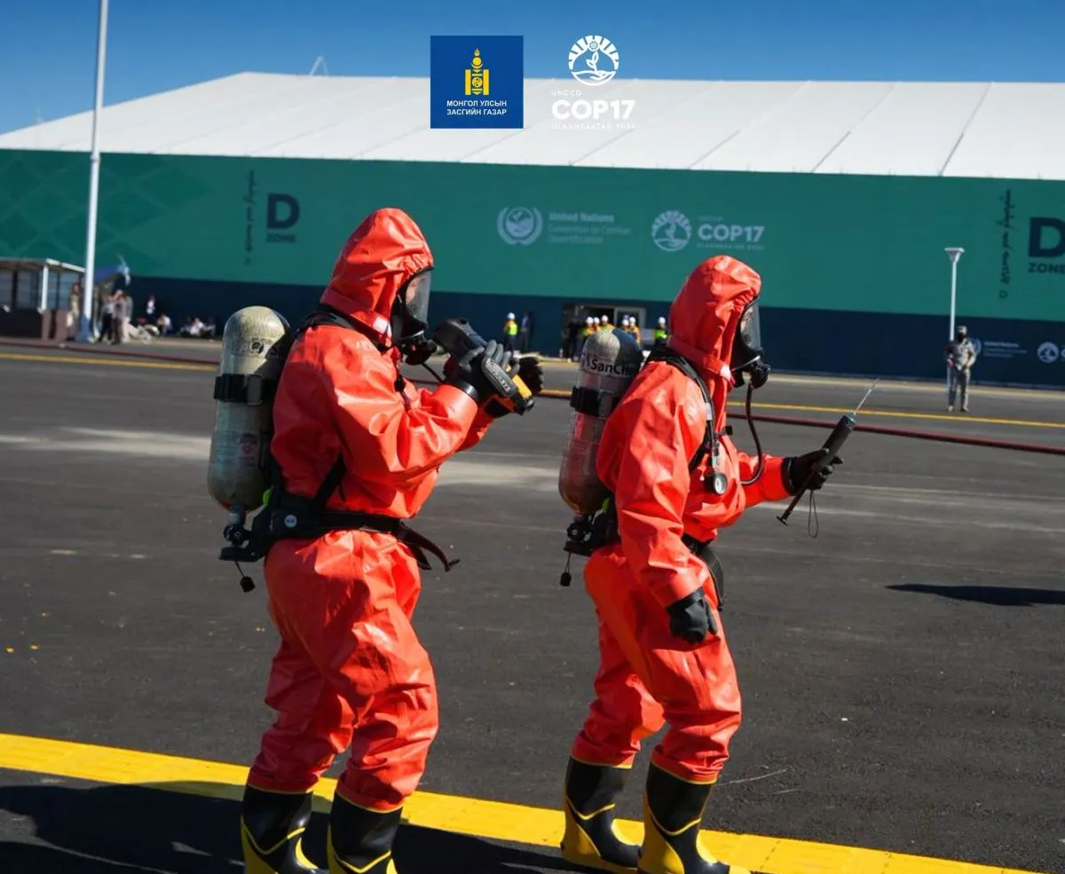COP17-д ажиллах онцгой байдлын бүрэлдэхүүн хамтарсан дадлага сургууль зохион байгуулжээ